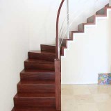 Blacksmith forged meta,l, concrete and wood Floating Staircase Cape Town South africa