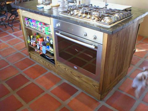 Glass Wood and blacksmith forged metal Kitchens and Bathrooms cape town