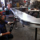 Bar Counter Interior and Exterior Furniture by Rootform Blacksmith Wrought Iron Forged Metal Cape Town Western Cape
