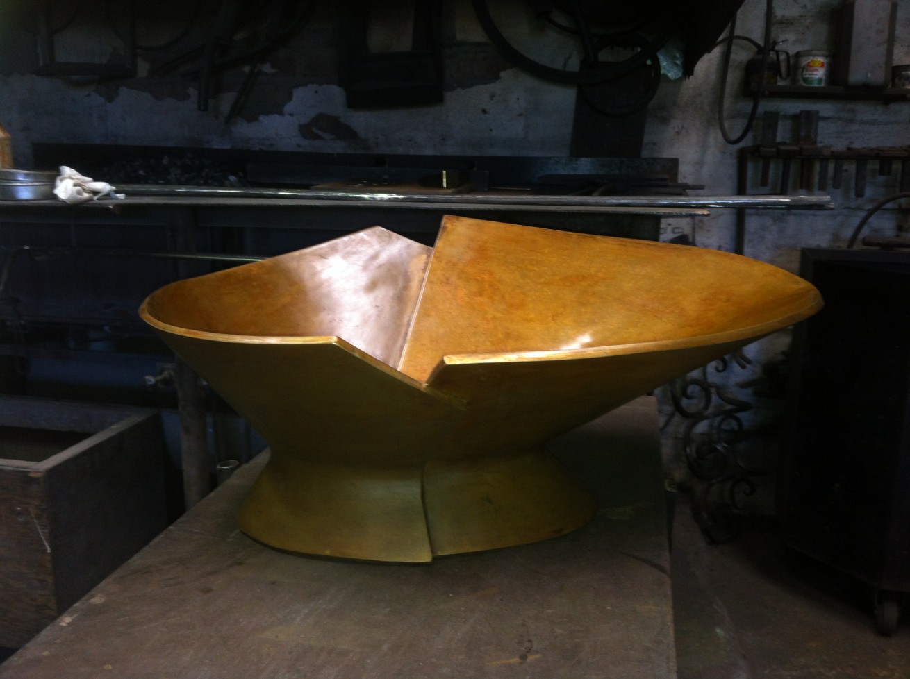 Glass Wood and blacksmith forged metal Kitchens and Bathrooms cape town