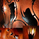 Blacksmith Illuminated Metal Tree SculptureCape Town Western Cape